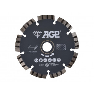 Diamantový řezný kotouč 150mm (tvrdé materiály) pro AGP CG150