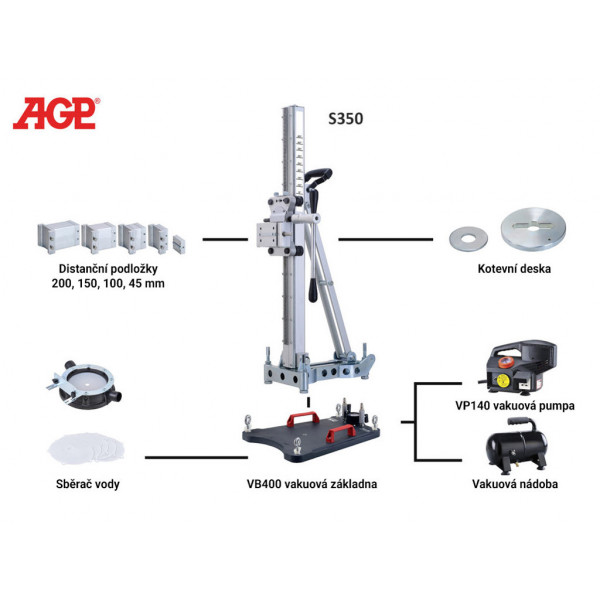 Kotevní deska pro stojany na vrtačky