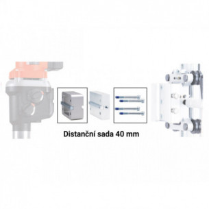 Distanční sada 40mm pro stojany na vrtačky 2