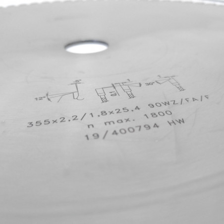 Pilový kotouč na kov HLINÍK (pro DRC355) - SK 5364 WZ METAL CUT 90Z