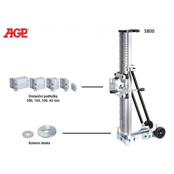 Distanční podložky pro stojany na vrtačky AGP