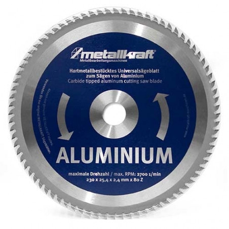 Pilový kotouč na HLINÍK 230mm (pro CS230) - Metallkraft 80Z