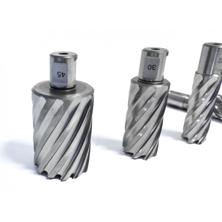 Korunkový vrták do kovu (Ø12 až 50mm, hloubka 55mm) HSS Weldon SILVERLINE