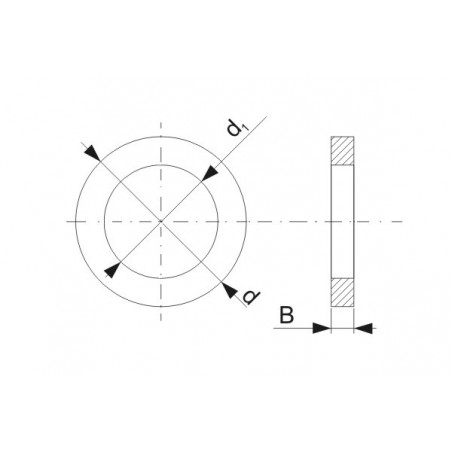 Redukční kroužek pro pilové kotouče (22,0x20,0x1,5)