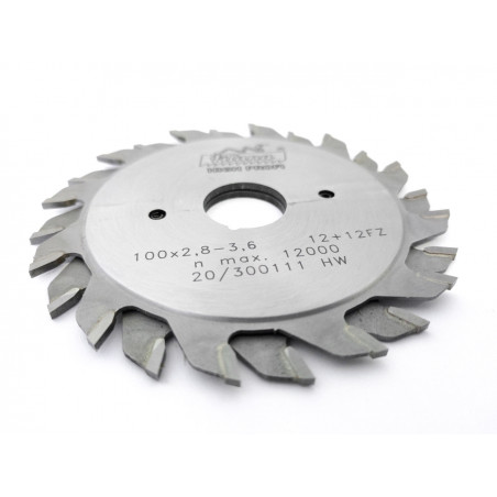 Předřezový pilový kotouč  na dřevo SK 5393.1 WZ HP – dvoudílný