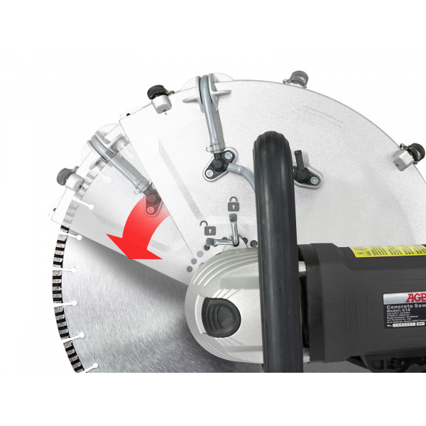 Ruční elektrická pila na beton AGP C16