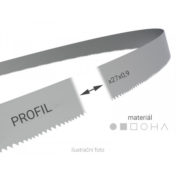 Pilový pás svařovaný na míru Wikus PROFIL 27x0,9mm