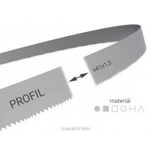 Pilový pás svařovaný na míru Wikus PROFIL 41x1,3mm