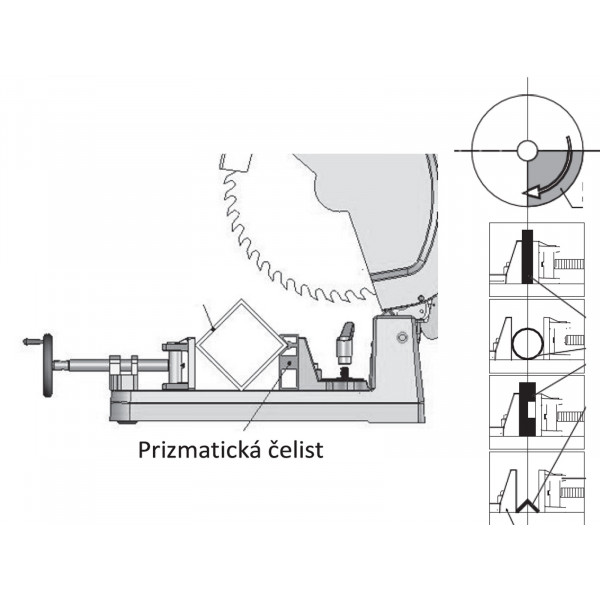 Prizmatická čelist pro AGP DRC355