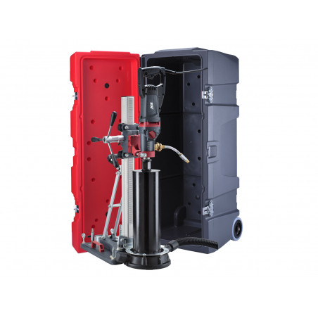 Diamantová jádrová vrtačka AGP DMC160 + stojan AS200 + kufr na kolečkách (sada)