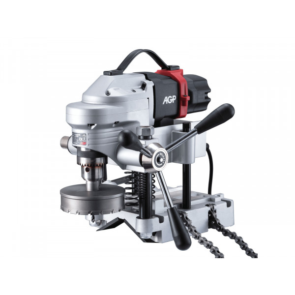 Elektrická vrtačka pro vrtání trubek, s řetězem, AGP HC127