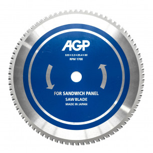 Pilový kotouč na kov OCEL a sendvičové panely 320mm (pro CS320) 80Z AGP