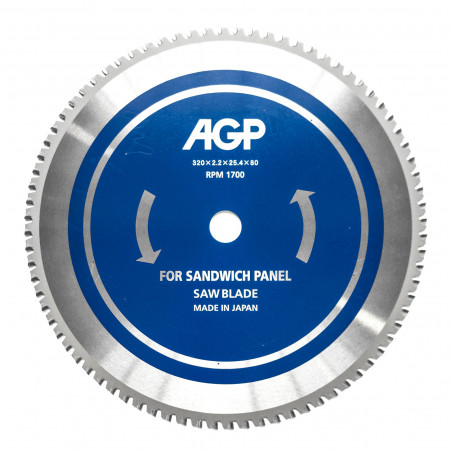 Pilový kotouč na kov OCEL a sendvičové panely 320mm (pro CS320) 80Z AGP