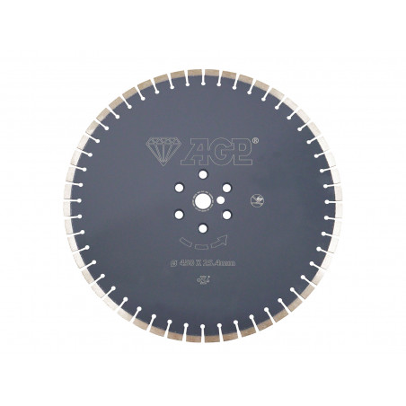 Diamantový řezný kotouč na beton kopírovací 450mm HY pro AGP C18