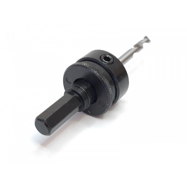 Rychloupínací trn, unašeč s prodlouženým HSS středovým vrtákem pro korunky 32-210mm, stopka 11mm  STARRETT