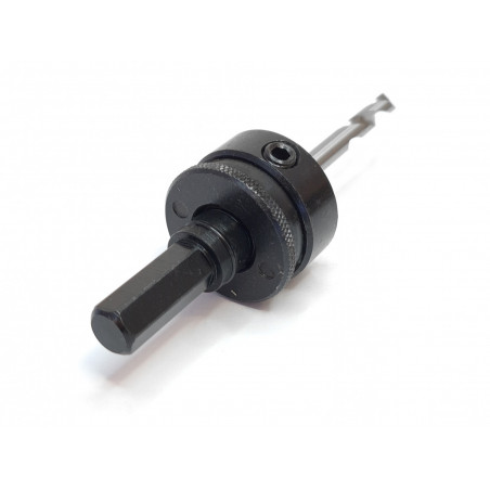 Rychloupínací trn, unašeč s prodlouženým HSS středovým vrtákem pro korunky 32-210mm, stopka 11mm  STARRETT