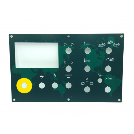 Deska ovládacího panelu (starý typ) pro pásové pily Everising H-260HB, H-360HB, H-460HB, H-560HA