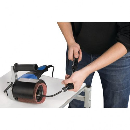 Satinovací bruska a leštička na kov Metallkraft SM 100