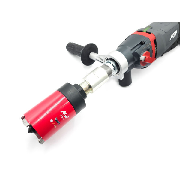 Diamantová jádrová vrtačka s příklepem AGP DM52D (sada pro Elektrikáře)