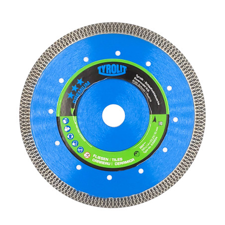 Diamantový řezný kotouč na dlažbu, mramor DCT Premium 180x22,23x1,4x10mm Tyrolit 639634
