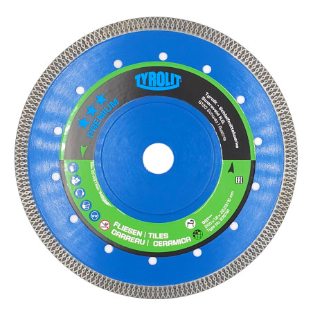 Diamantový řezný kotouč na dlažbu, mramor DCT Premium 200x22,23x1,6x10mm Tyrolit 676791
