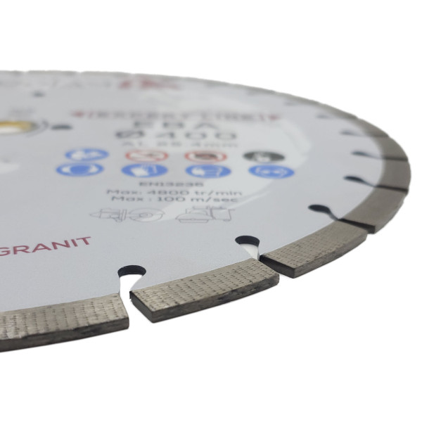Diamantový řezný kotouč univerzální AGP ODIAM EBA 400x25,4x2,5x12mm