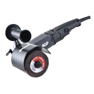 Satinovací bruska a leštička na kov AGP DP100