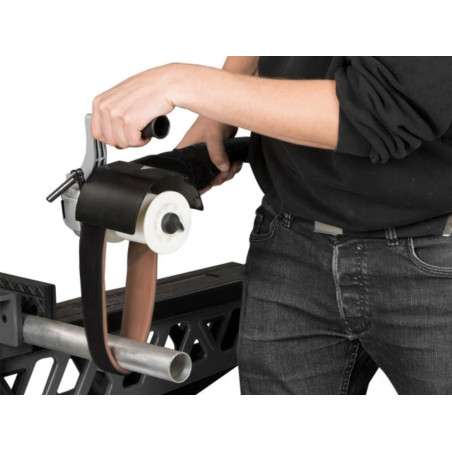 Satinovací bruska a leštička na kov AGP DP100