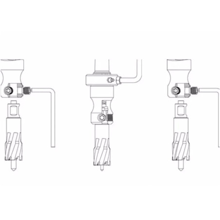 Upínací pouzdro MK2 pro korunkové vrtáky s upínáním Weldon 19