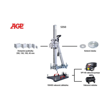 Kotevní deska pro stojany na vrtačky