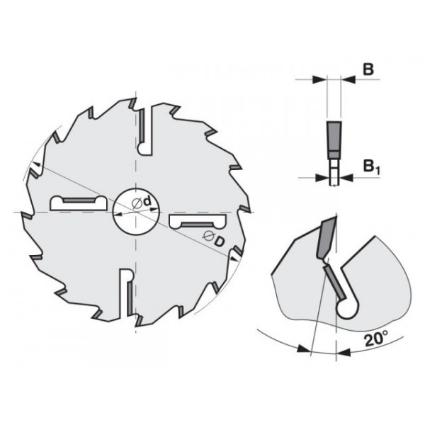 Pilový kotouč SK 5394.1 FZ + 4 vz
