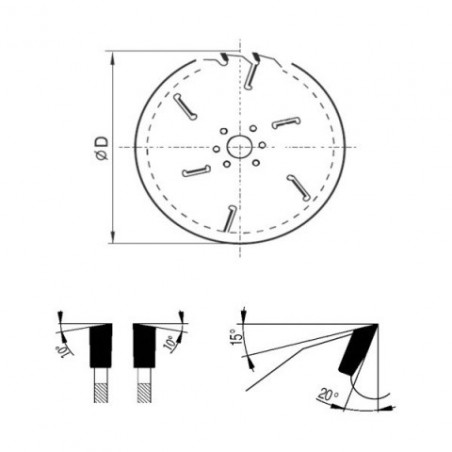 Pilový kotouč SK 5394.1 WZ STROJCAD 400