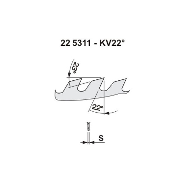 Pilový kotouč na dřevo 5311 – KV22°