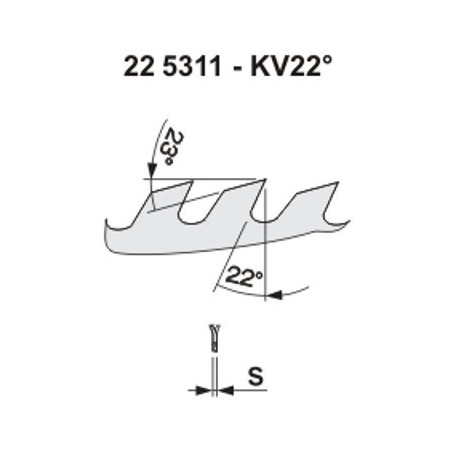 Pilový kotouč na dřevo 5311 – KV22°