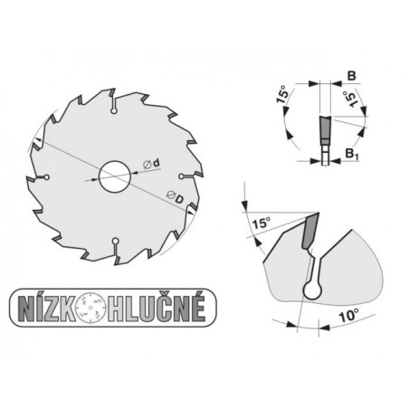 Pilový kotouč na dřevo SK 5381-16 WZ