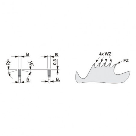 Pilový kotouč SK 5337 WZW/FZ H