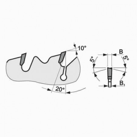 Pilový kotouč SK 5383 LWZ ULTRA TENKÉ