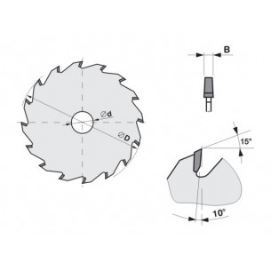 Předřezový kotouč SK 5393 KON 2