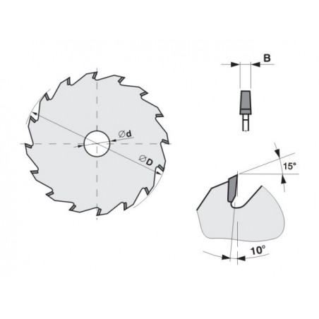 Předřezový kotouč SK 5393 KON