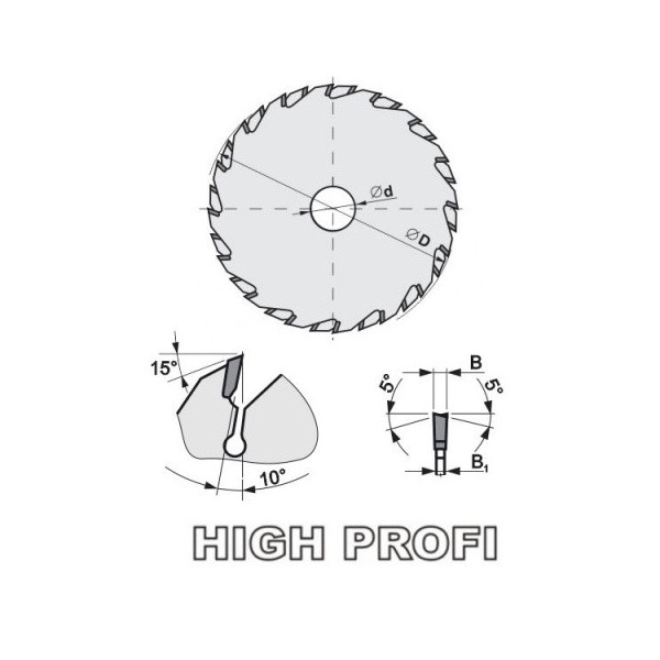 Předřezový kotouč SK 5393.1 WZ HP – dvoudílný