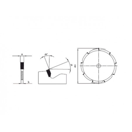 Předřezový pilový kotouč SK 5380 FZ