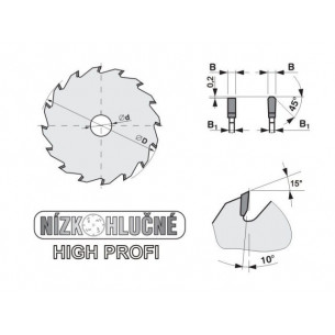 Pilový kotouč SK 300x3,2/2,2x30 5397-11 96 TFZ L HPs plus - PILANA 2