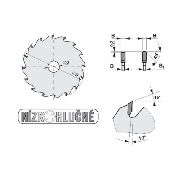 Pilový kotouč SK 5397-13 TFZ L