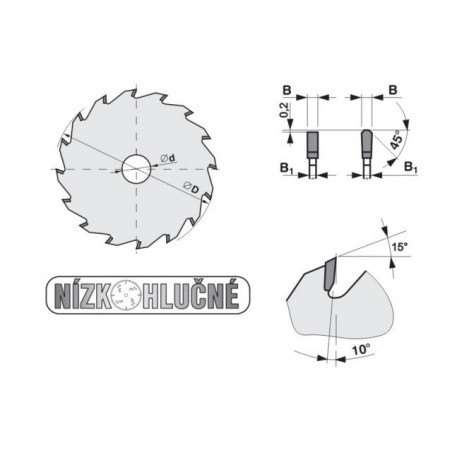 Pilový kotouč SK 5397-13 TFZ L