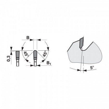 Pilový kotouč SK 5391 TFZ L na lamino