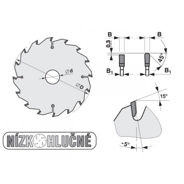 Pilový kotouč SK 5387-13 TFZ N