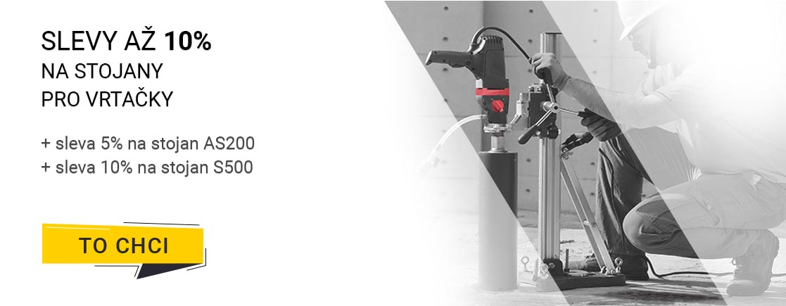 Akce stojan na vrtačky